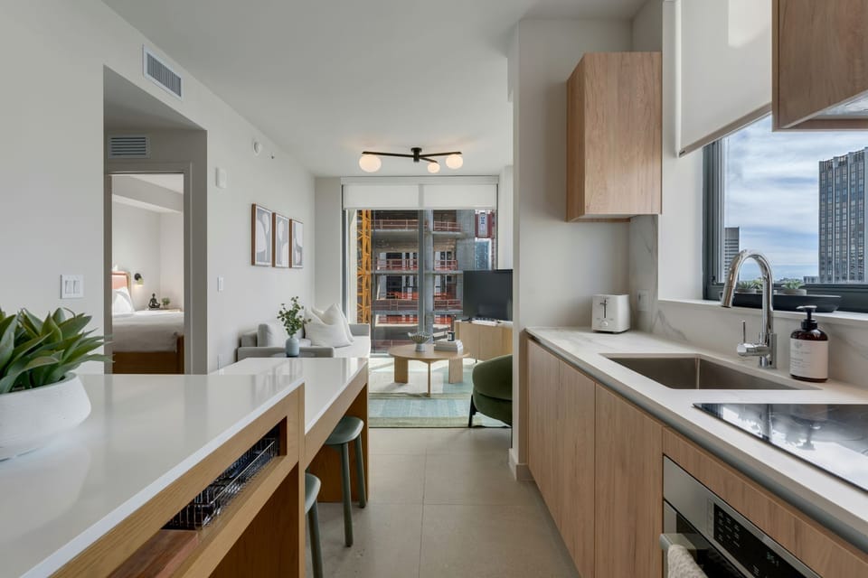 Sleek kitchen design