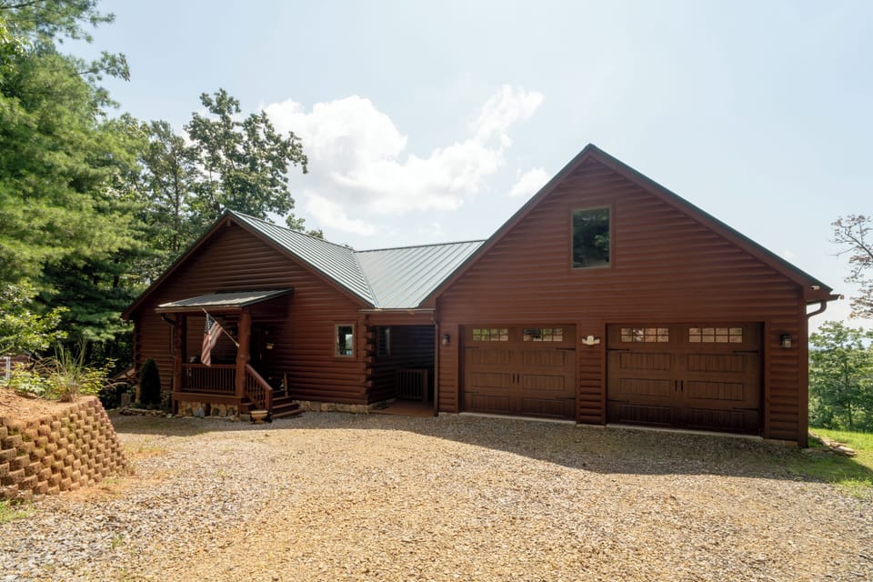 Front view of cabin