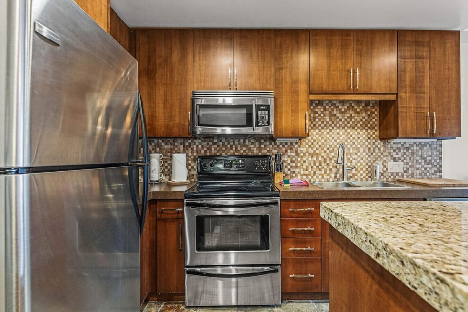 Fully equipped kitchen perfect for delish home-cooked meals