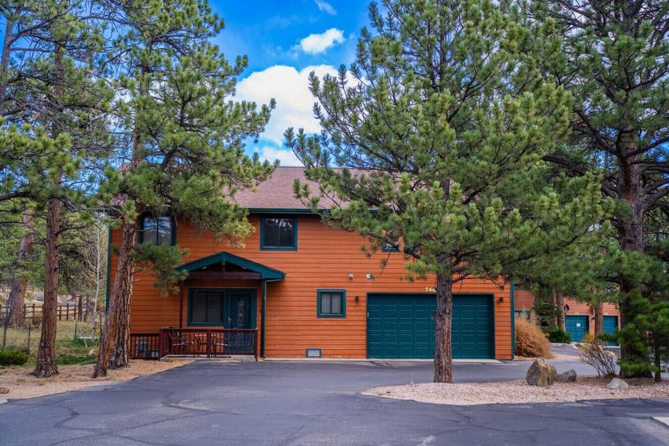 Exterior. Garage is for guest use.