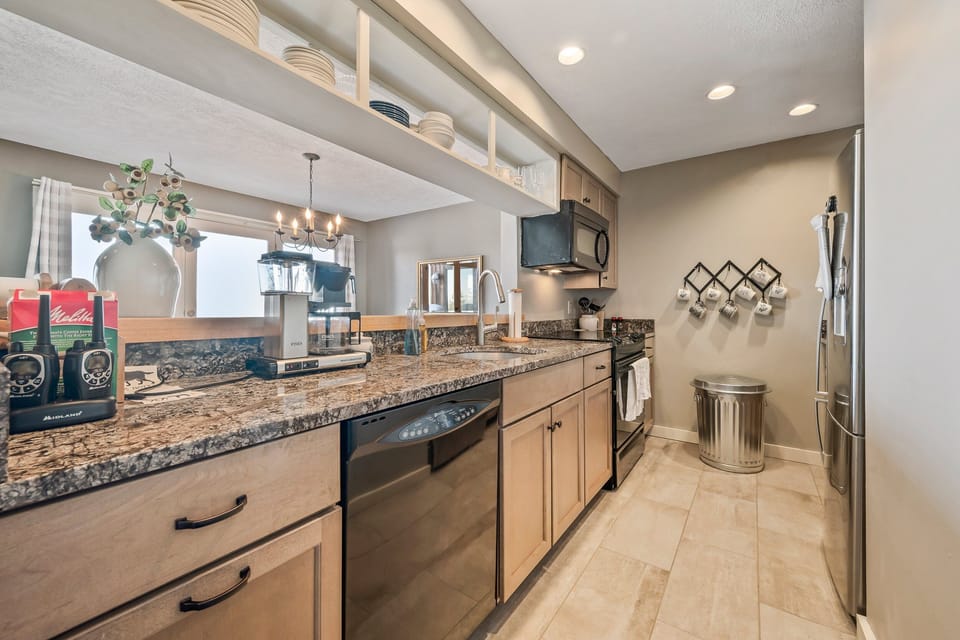 Fully equipped kitchen