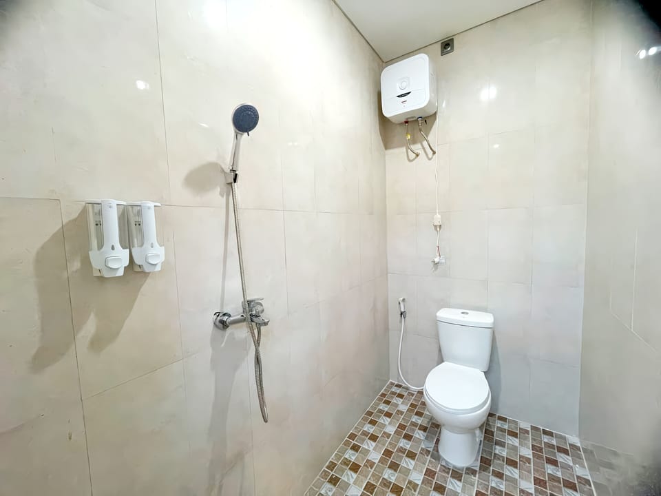 Deluxe Double Room | Bathroom | Shower, towels, soap, shampoo