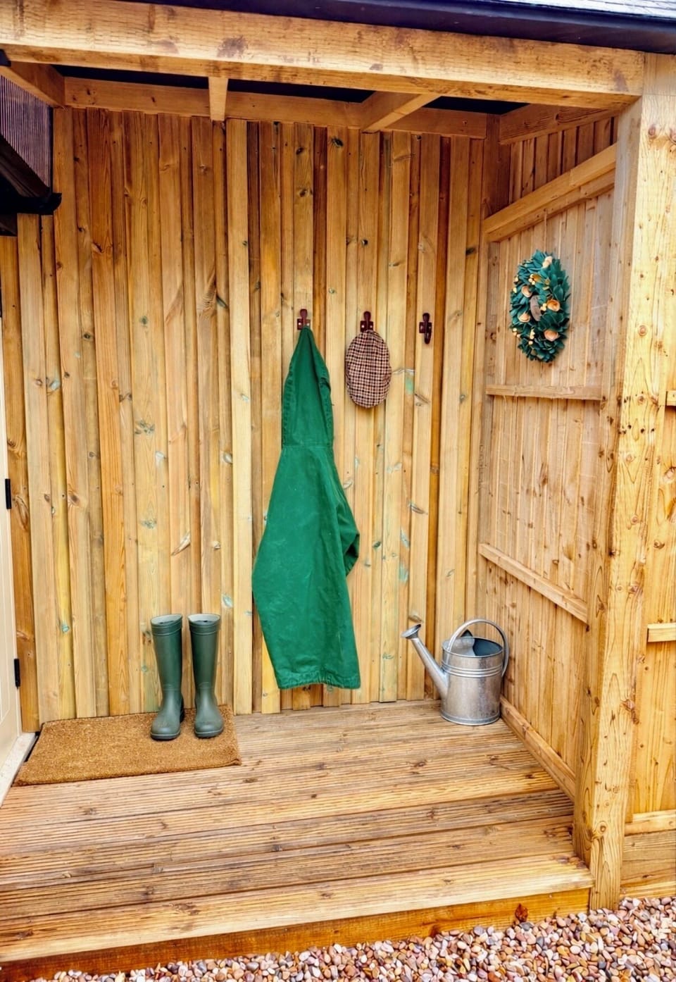 Muddy boot storage