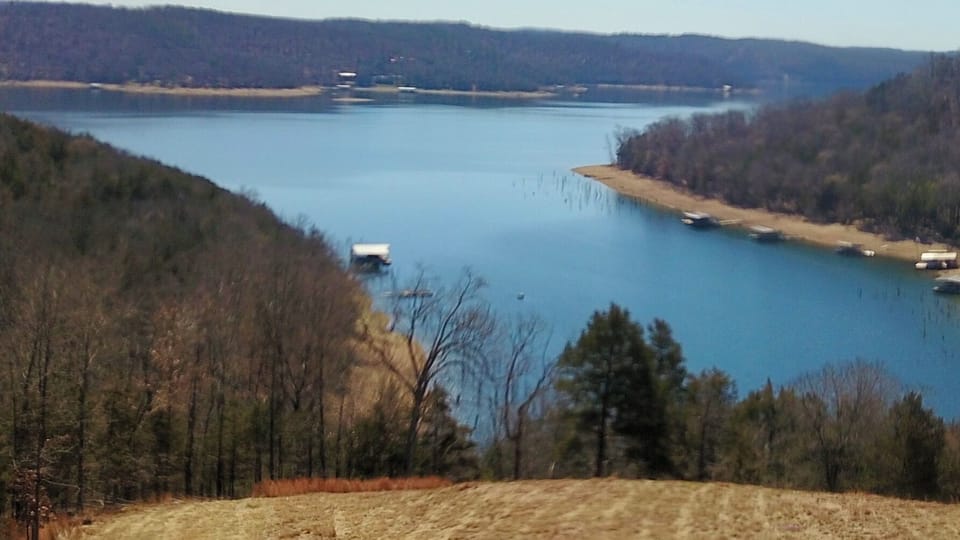 Unobstructed lake views from the property