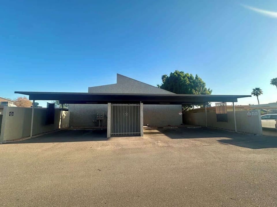 Enjoy the convenience of assigned covered parking, keeping your vehicle shaded and close during your stay
