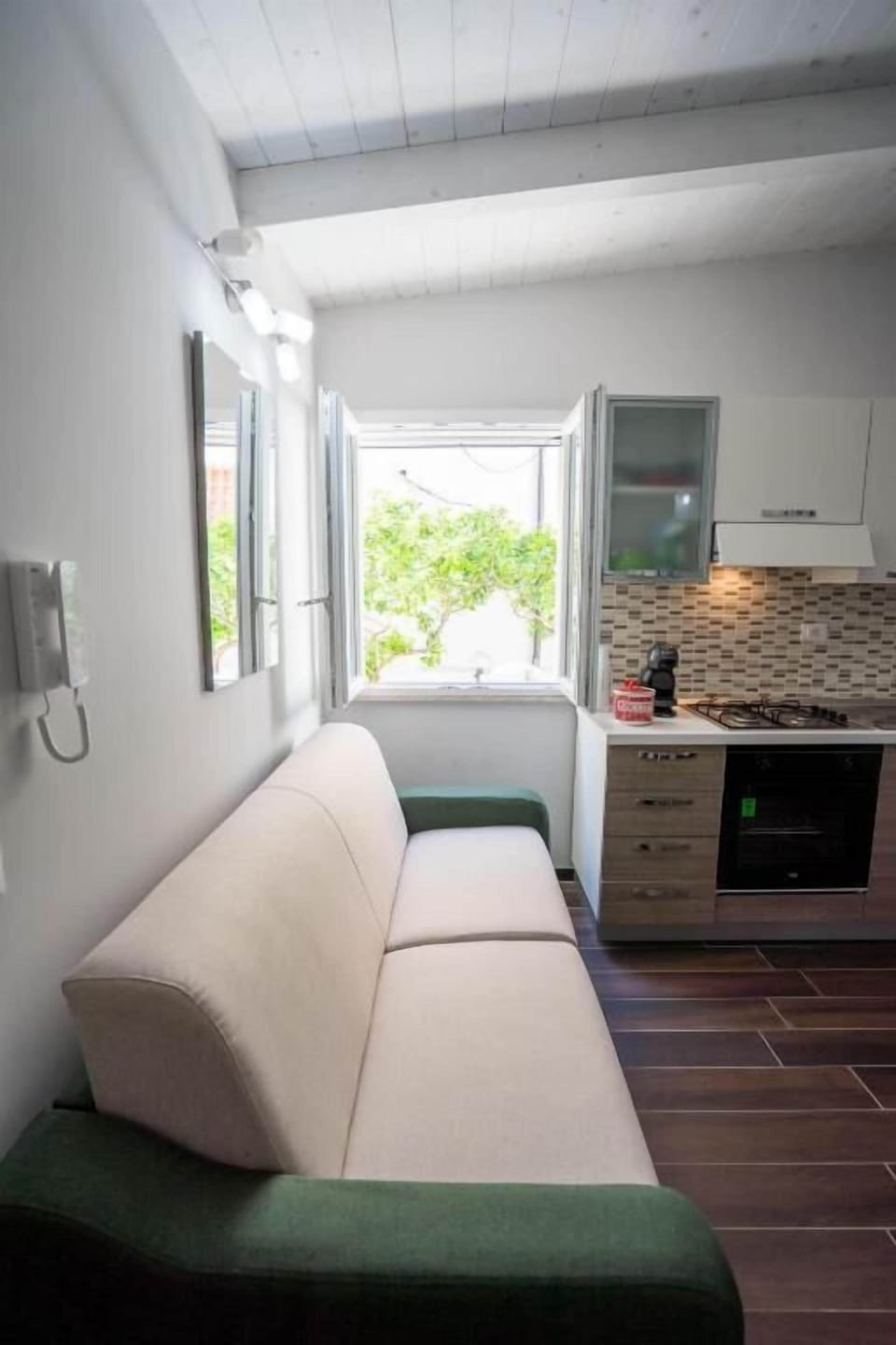 Classic Apartment, Patio, Garden View | Living area | Flat-screen TV
