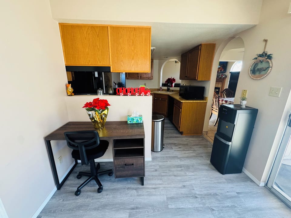 Desk area
