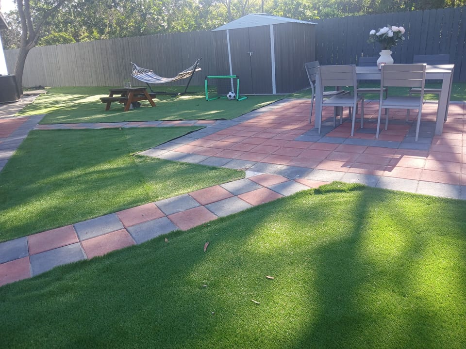 Private backyard for the studio 