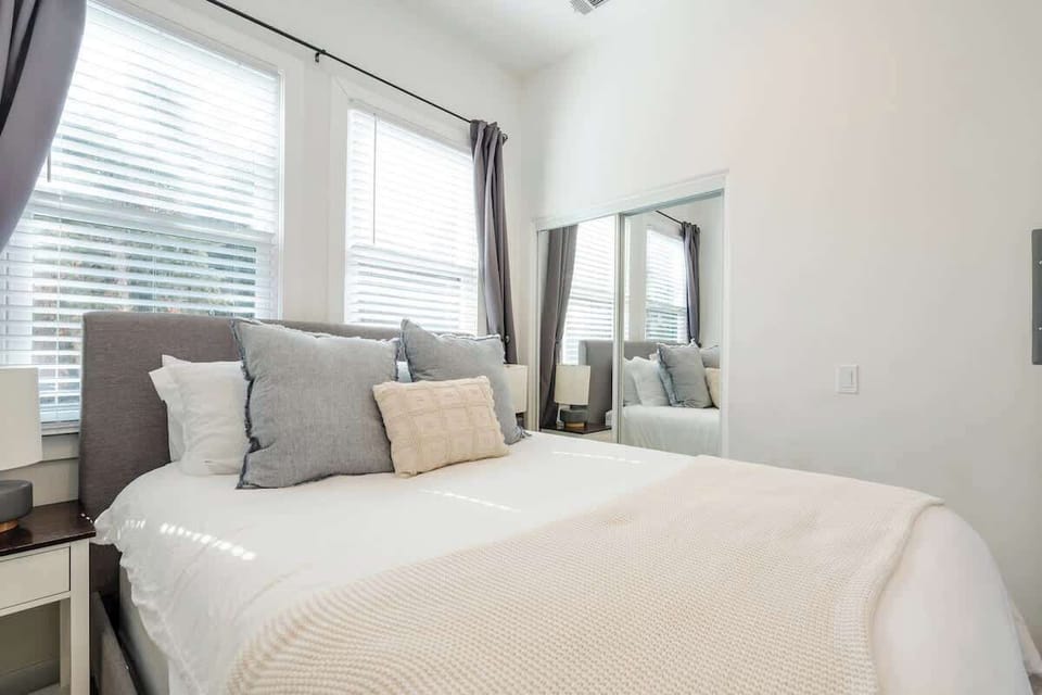 Unwind and soak up the warm sunshine as you kick back on the bed
