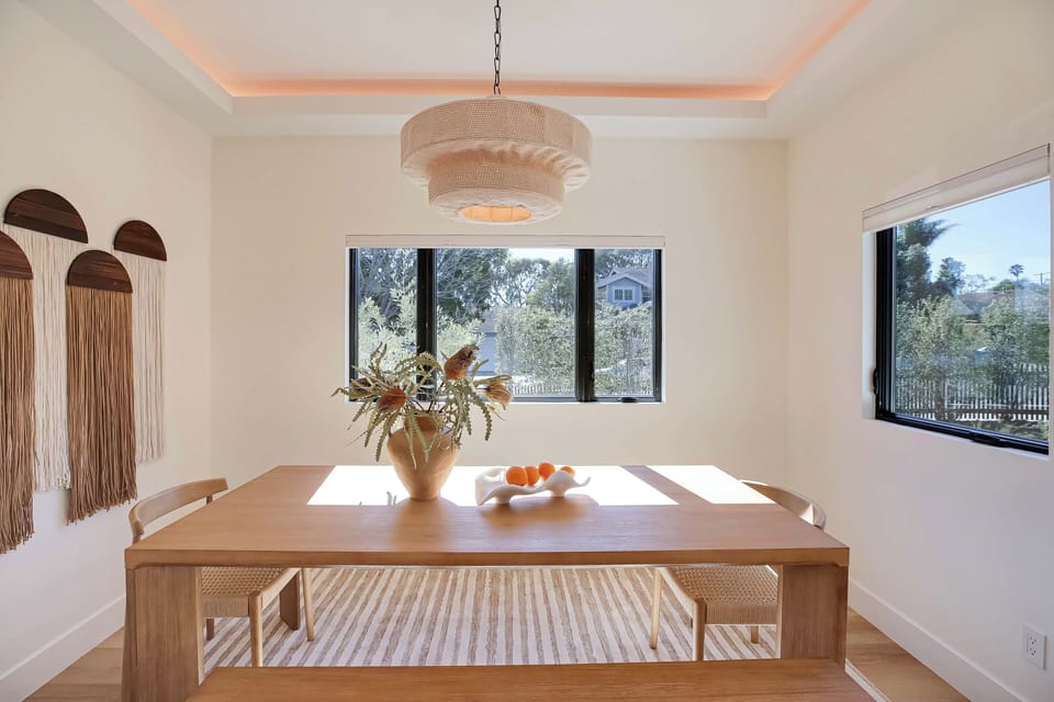 Dining area with ample seating for delicious meals