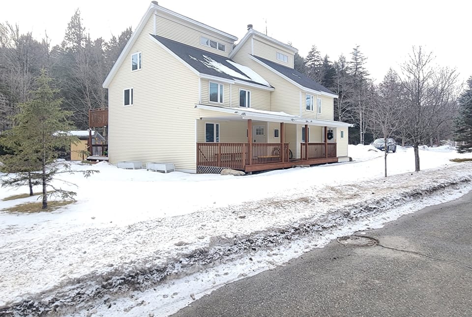 The house seen from the south, standing on the Valley Trail.