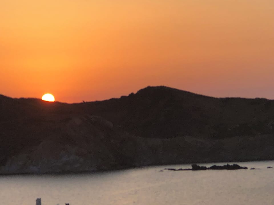 Sunset from the balcony