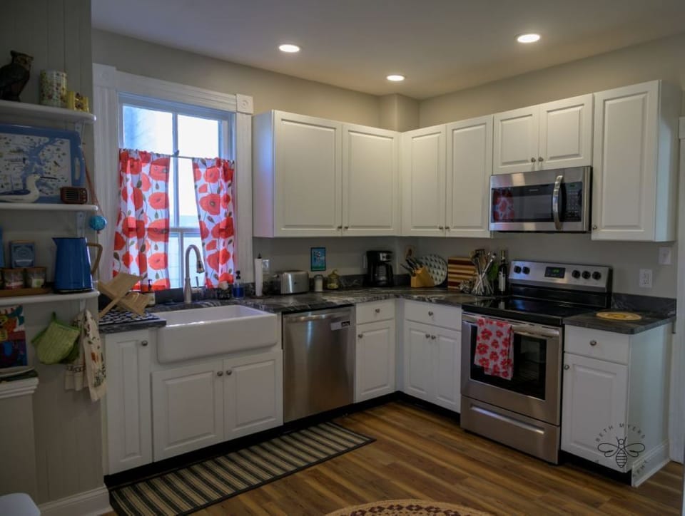 Carb load in this well-stocked modern kitchen