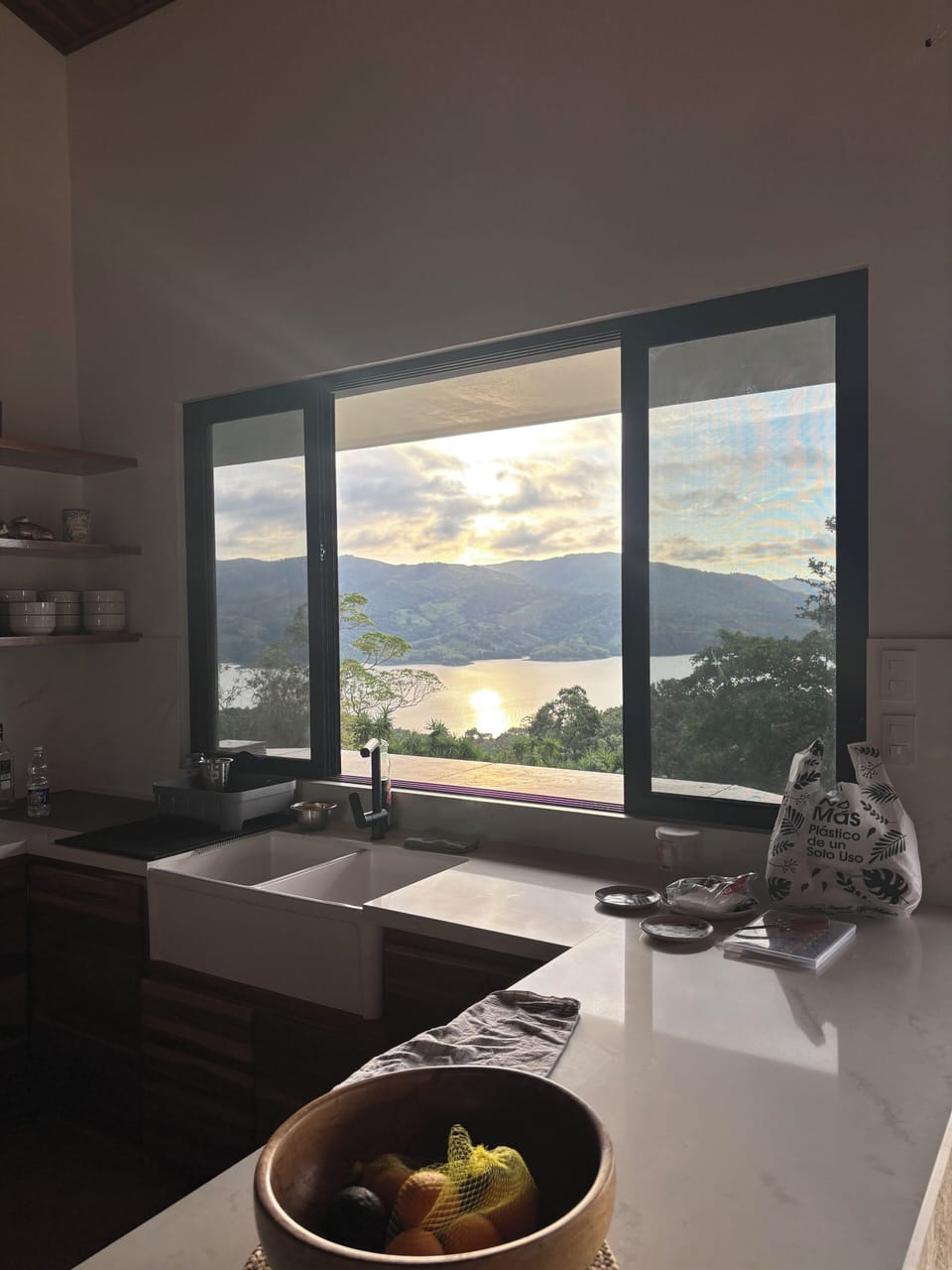 Lakeview from the kitchen area