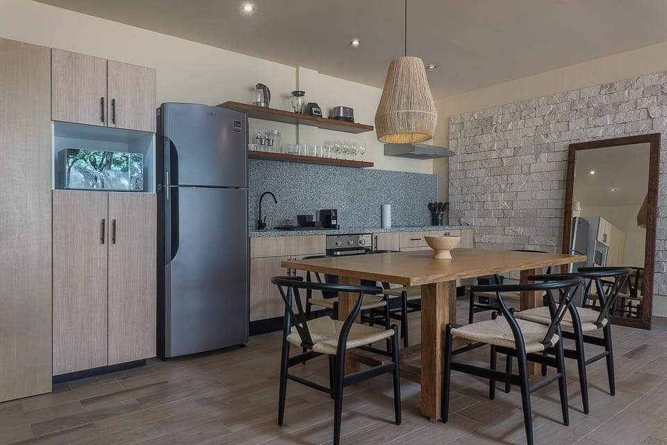 Superior Apartment, Private Pool | Private kitchen