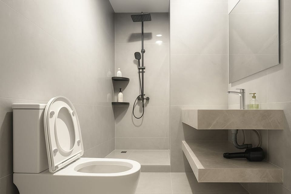 Comfort Single Room | Bathroom | Shower, free toiletries, hair dryer, towels