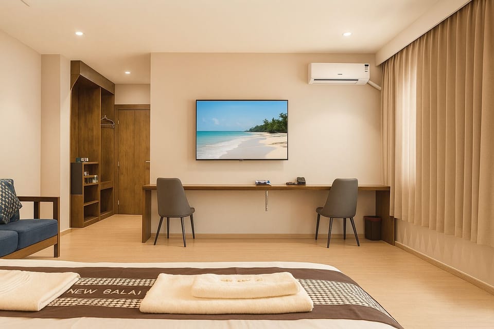 Luxury Double Room | Desk, laptop workspace, free WiFi