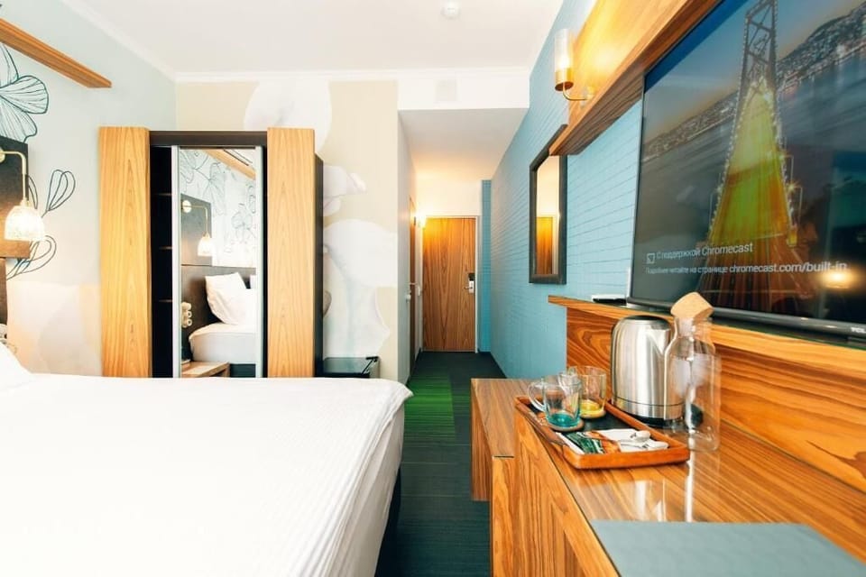 Standard Double Room | Blackout drapes, iron/ironing board (on request), WiFi (free)