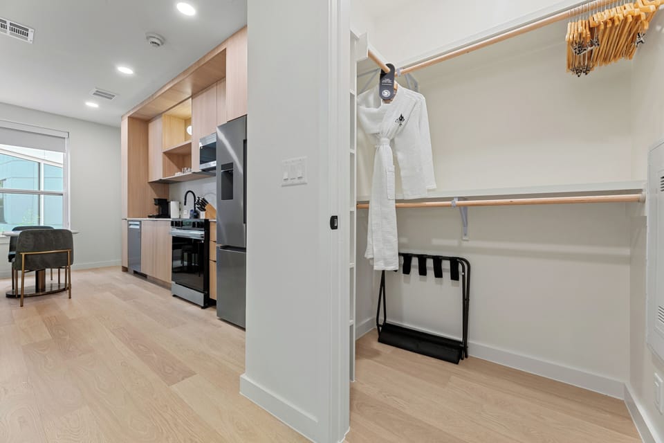 Walk-in closet.