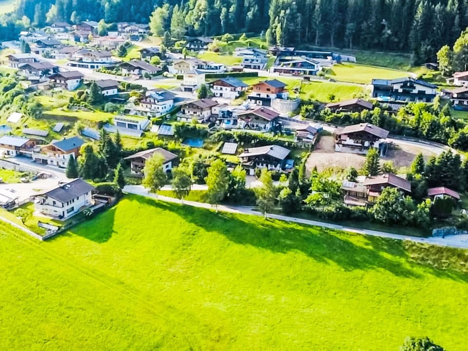Landscape, House, Bird'S-Eye View, Village, Rural Area, Hill Station, Aerial Photography, Slope, Field, Landscaping