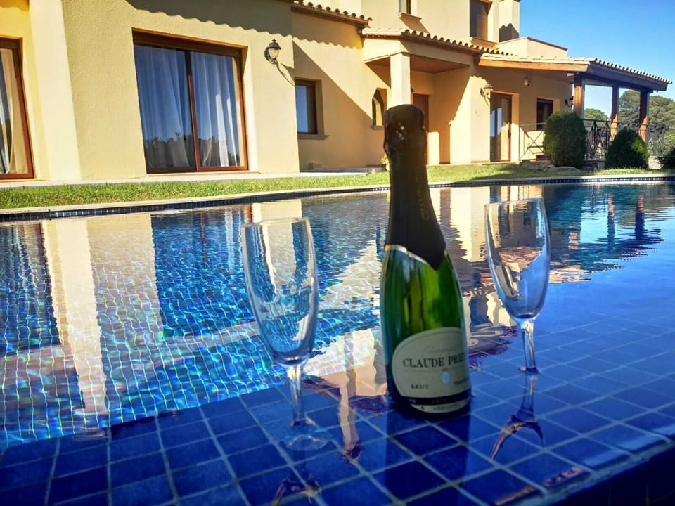 Nice kidney shaped pool for those hot summer days