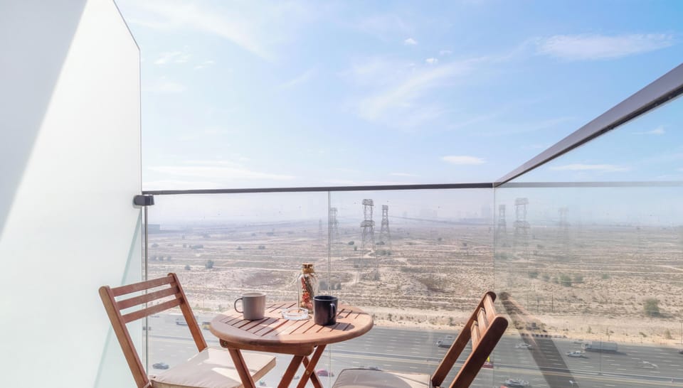 Luxury Studio, City View | Outdoor dining