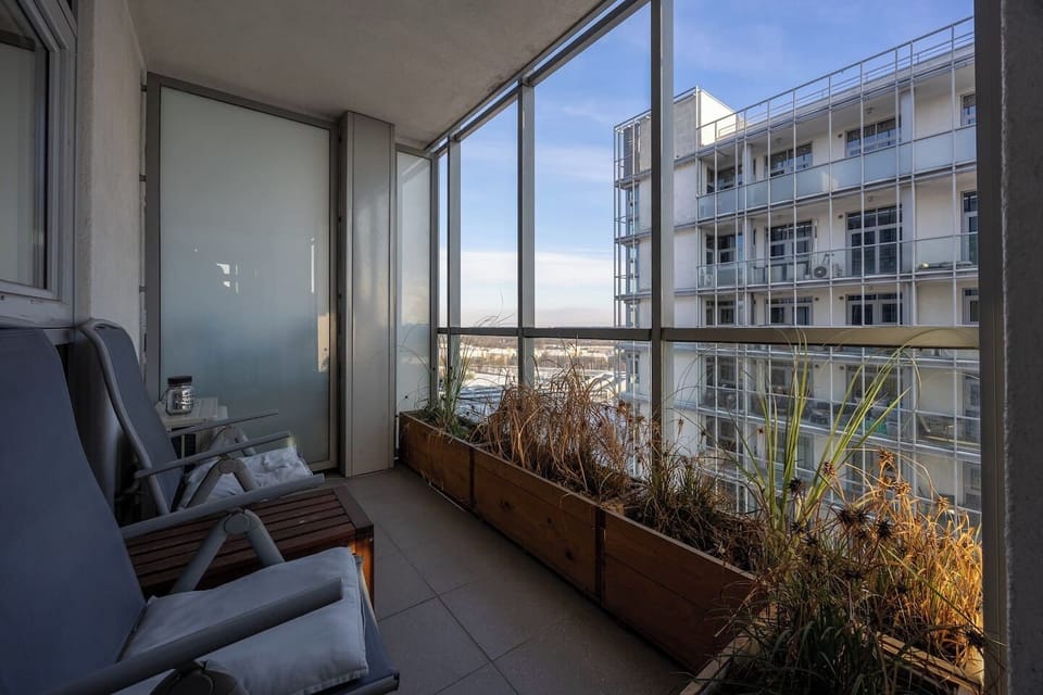 Muranów 14th Floor Apt - 62m2, Parking, Balcony