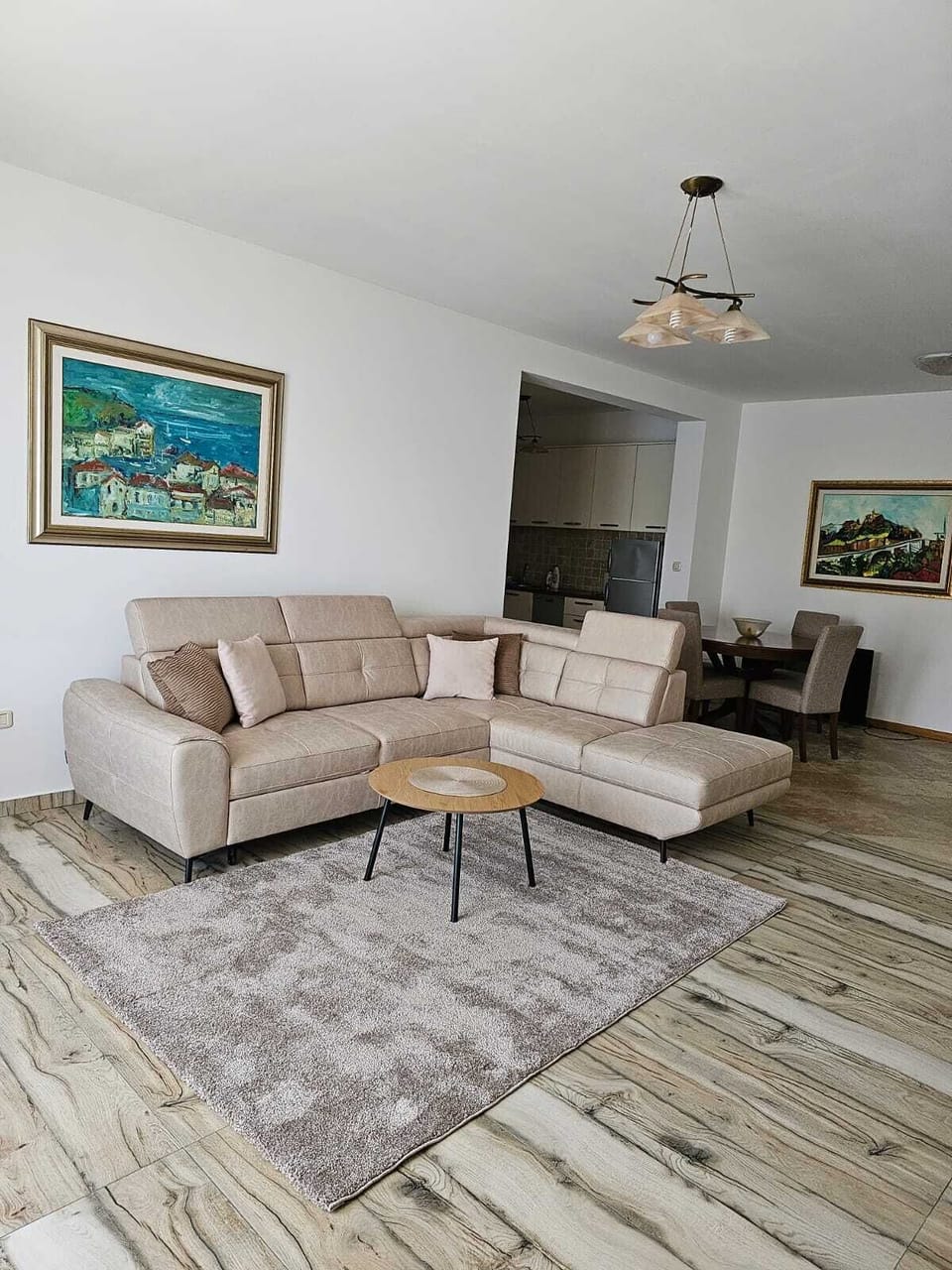 Deluxe Apartment, Balcony, Sea View | Living area