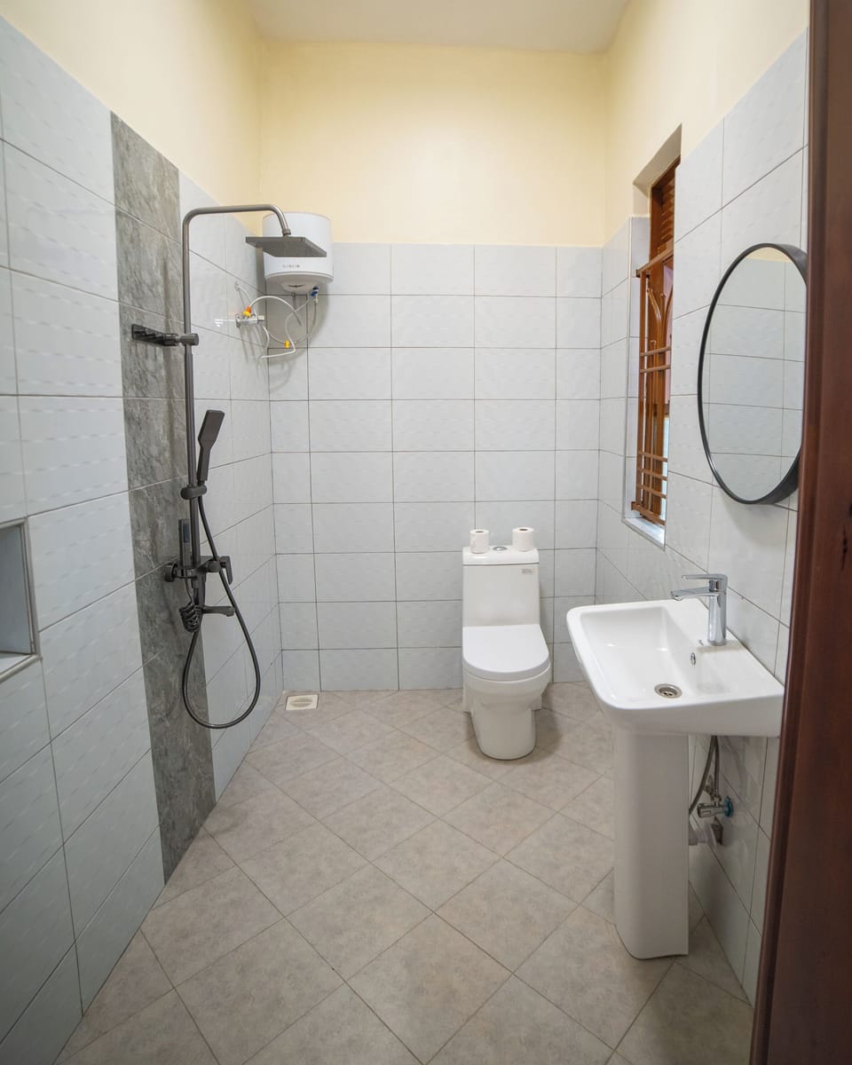 Double or Twin Room | Bathroom | Bathrobes, slippers, towels, soap