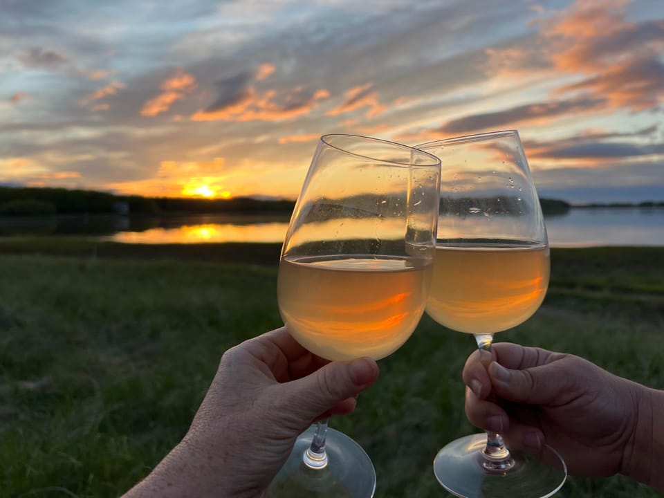 Sunset toast