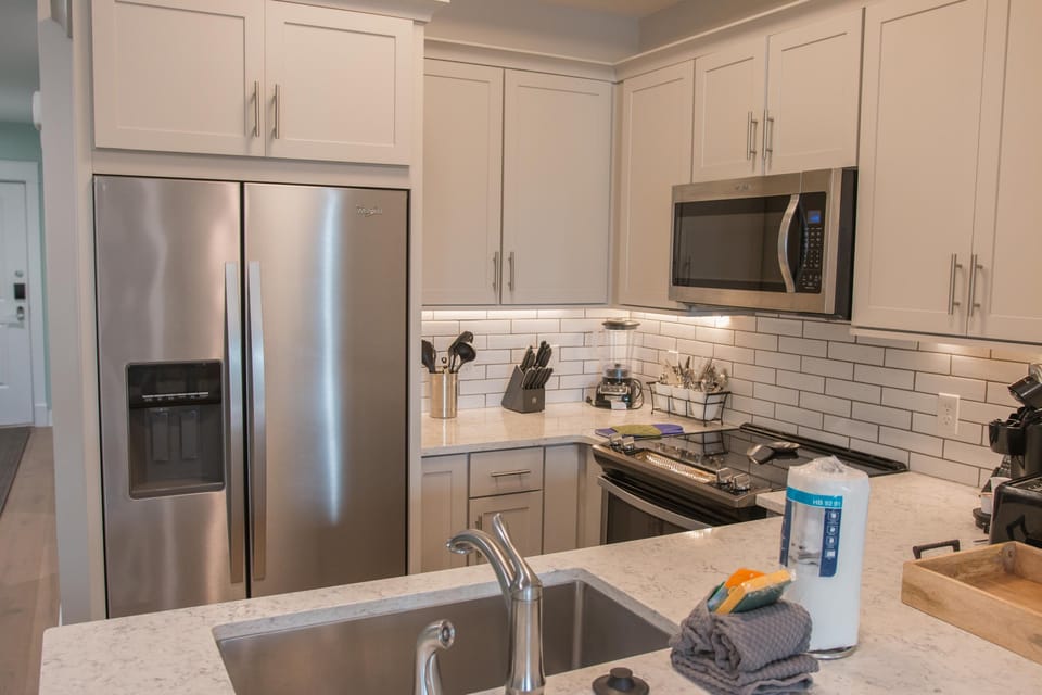 Curb your appetite by cooking a meal in your kitchen.