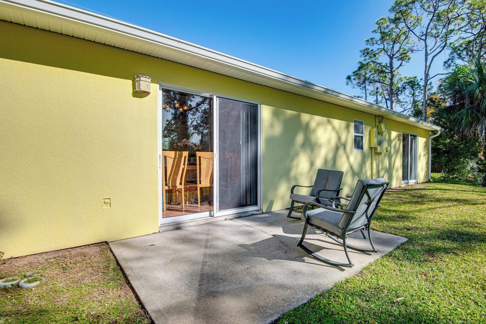 Patio | Outdoor Seating | Spacious Yard
