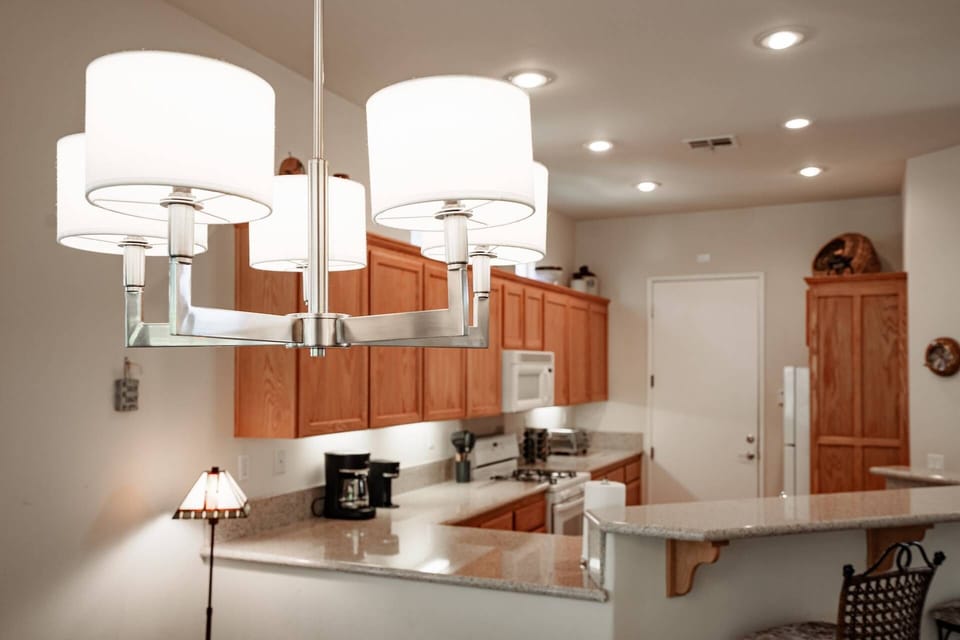 Dining area with quick access to the kitchen