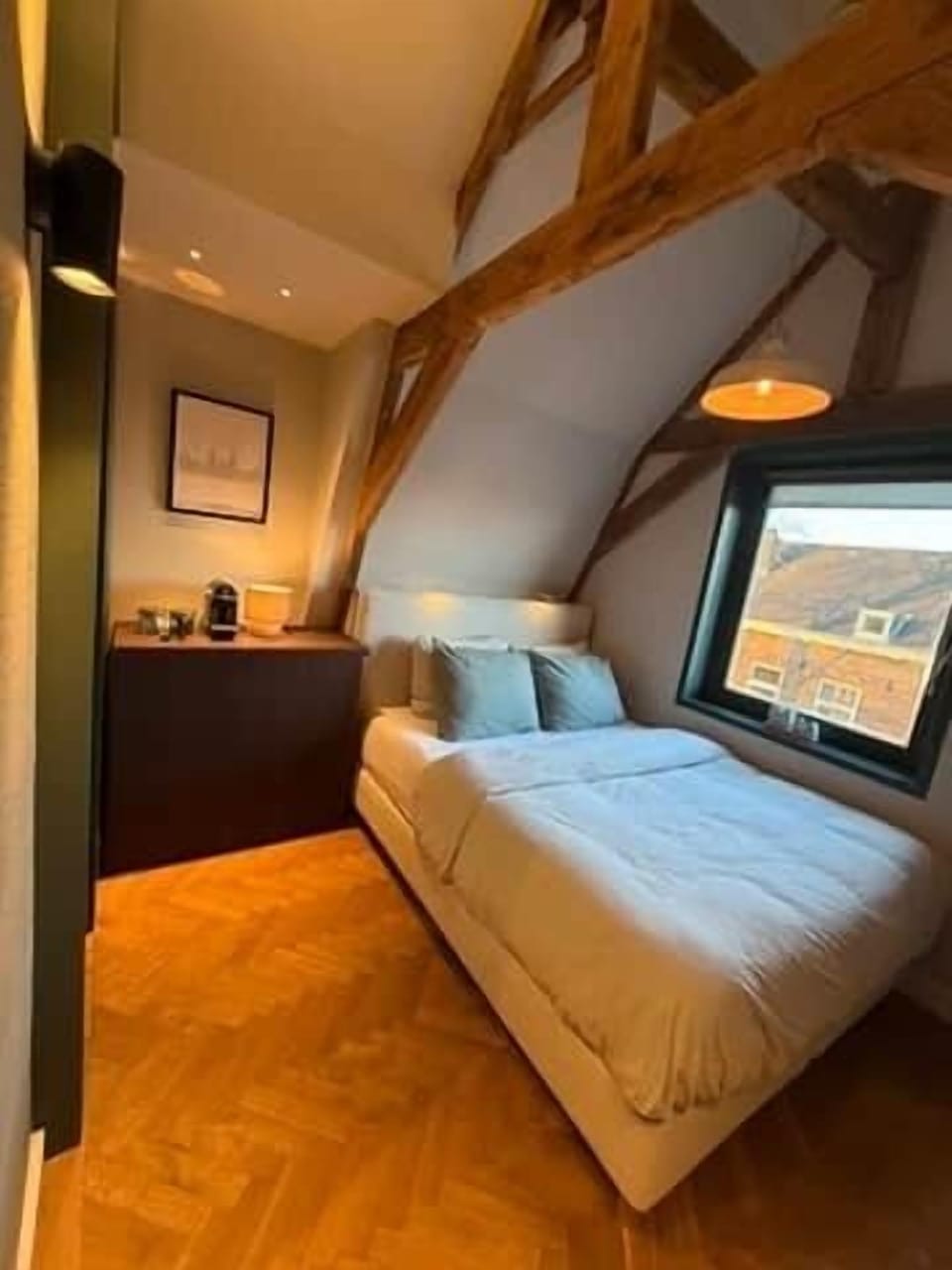 Bedroom and coffee/ mini bar