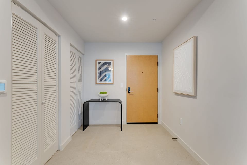 Calm entryway that feels like home