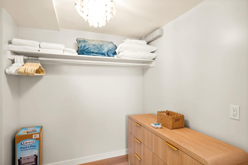 Master Bedroom Closet (Room for the Pack & Play