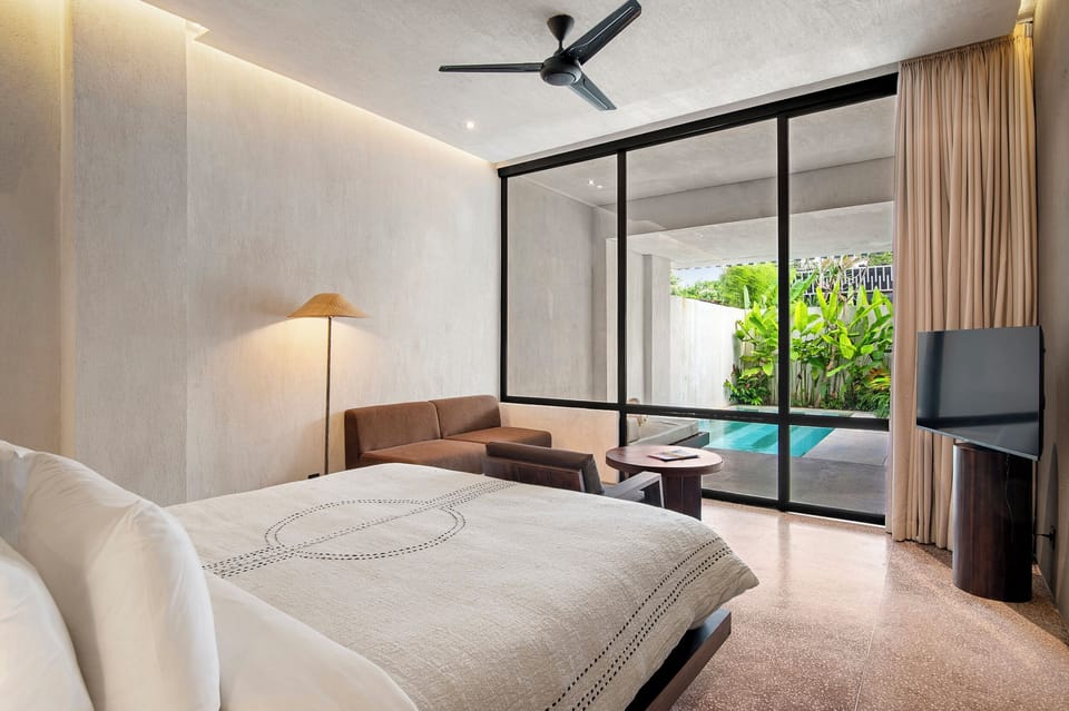 Studio, Garden View | Egyptian cotton sheets, premium bedding, in-room safe, desk