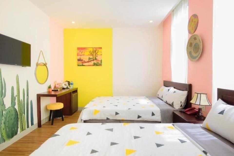 Family Twin Room | In-room safe, soundproofing, iron/ironing board (on request)