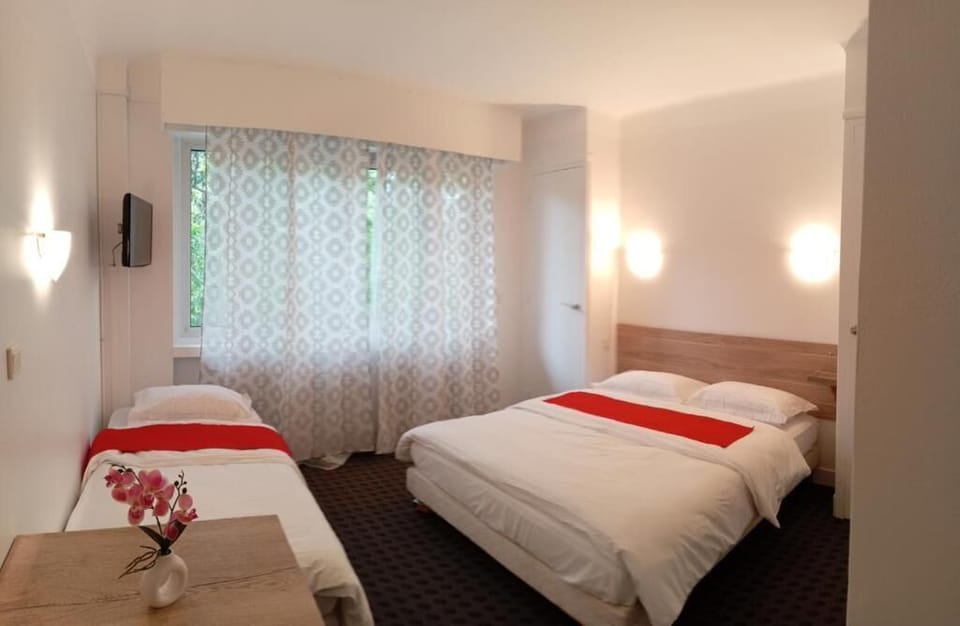 Comfort Triple Room, City View | Desk, blackout drapes, iron/ironing board, free WiFi