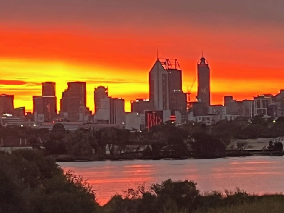 Sunset from Primary Bedroom