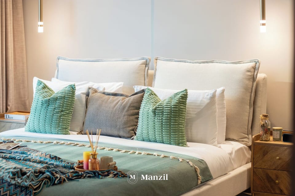 Luxury Apartment, City View | Blackout drapes, iron/ironing board, free WiFi