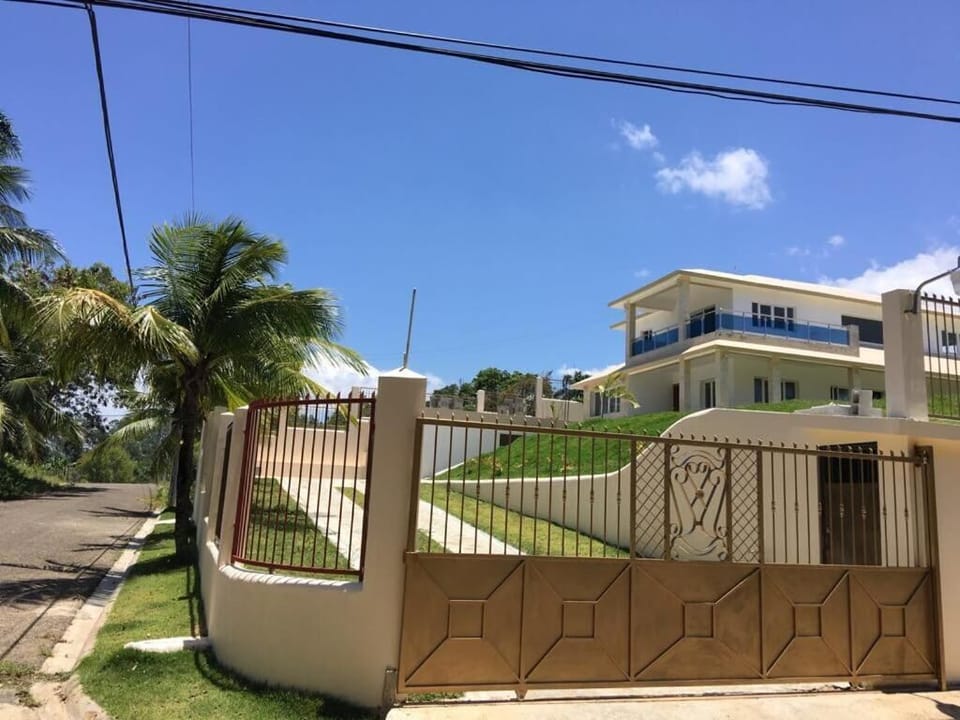Entrance to the villa