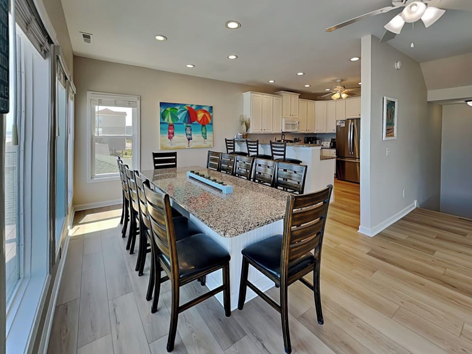 Dining Area Connecting to Kitchen