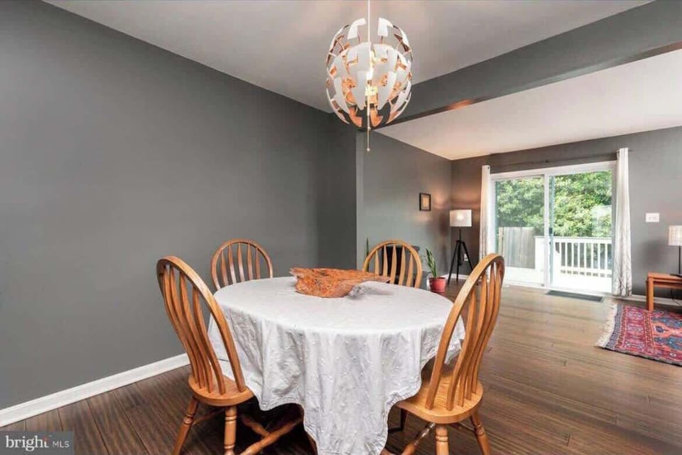 Dining area- table is actually different now and can seat 6-8 comfortably