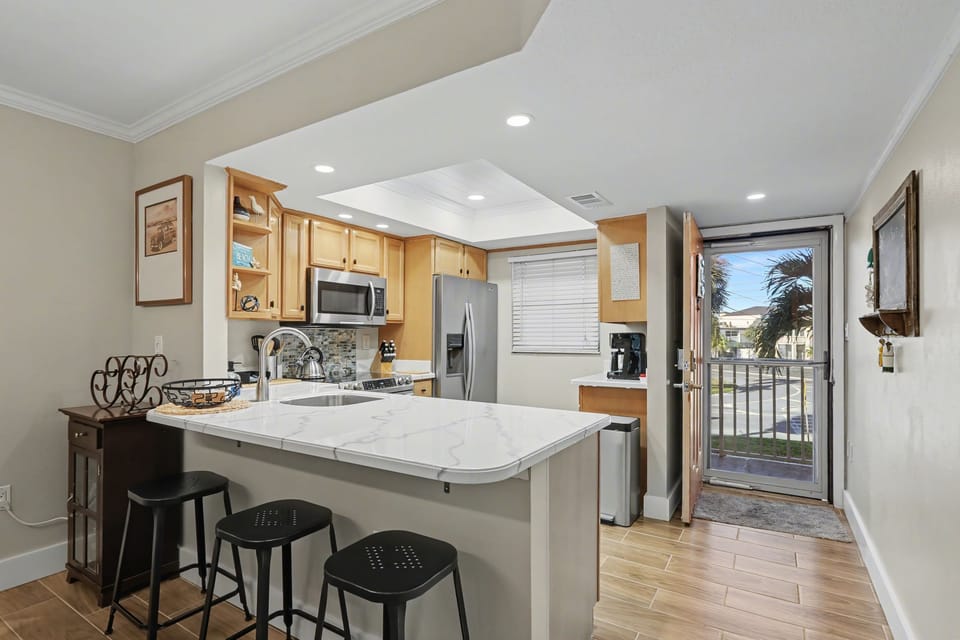 Kitchen with Extra Counter Seating