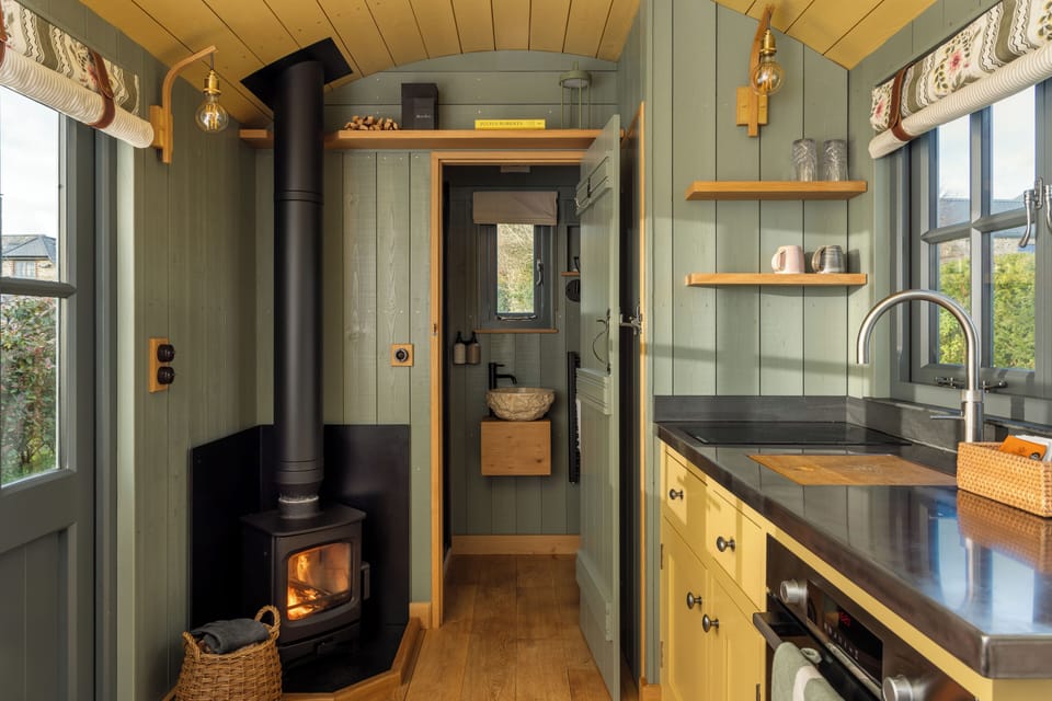 Cabin, Garden View, Sea Facing | Private kitchen | Coffee/tea maker, electric kettle, highchair