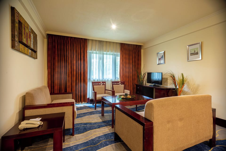In-room safe, desk, laptop workspace, iron/ironing board (on request)