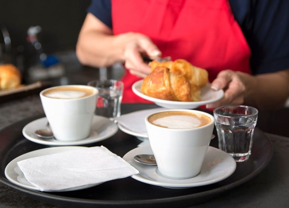 Free daily self-serve breakfast