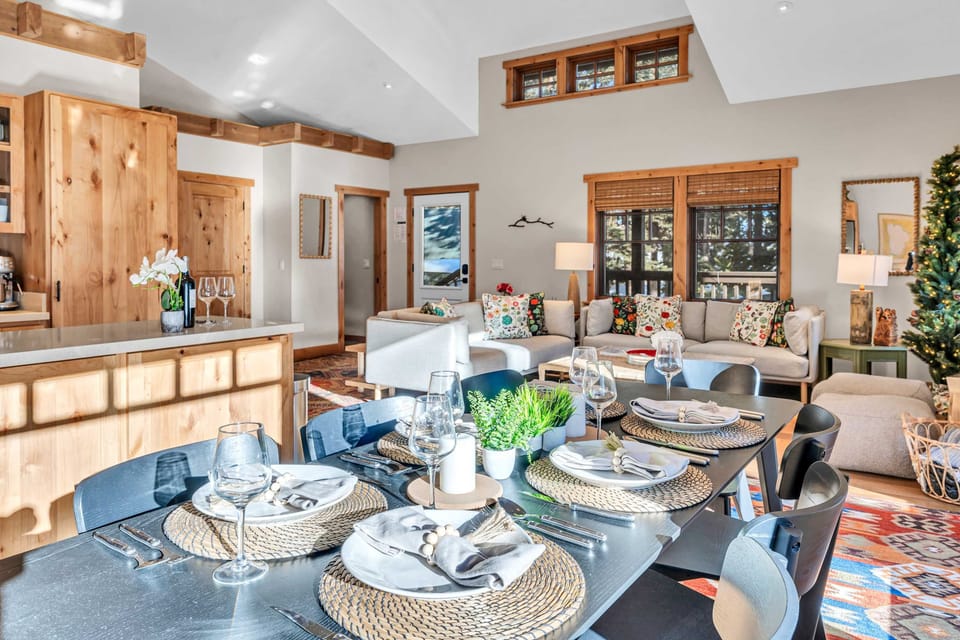 Dining: Table for 8 Seats, open space concept and views