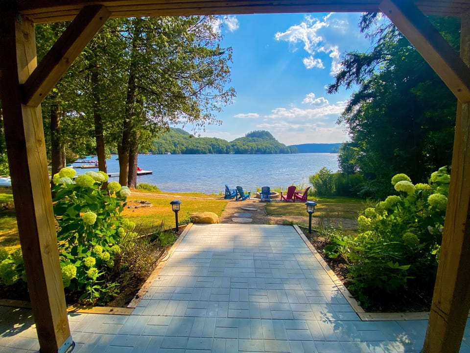 Lower level walkout and patio